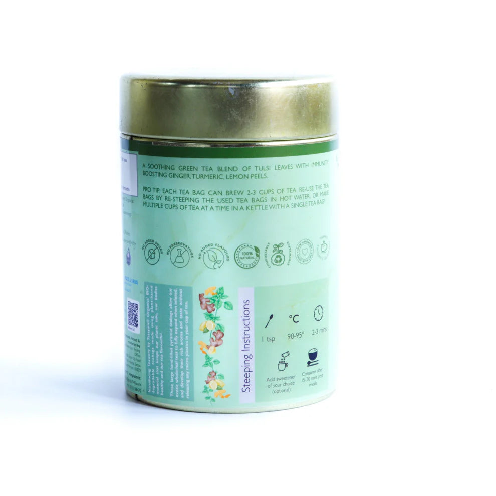 Tassyam Organic- Tulsi Ginger Teabag