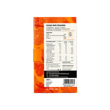 The Whole Truth 71% Cocoa Orange Dark Chocolate