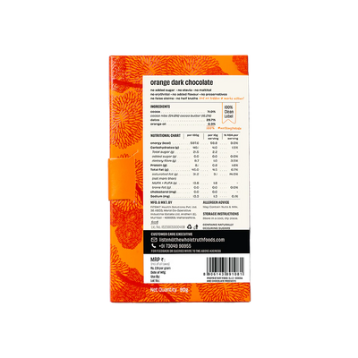 The Whole Truth 71% Cocoa Orange Dark Chocolate