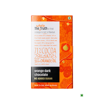 The Whole Truth 71% Cocoa Orange Dark Chocolate