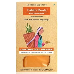 Pahari Roots Lakadong Gold Turmeric