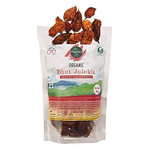 Organic Bhut Jolokia Chilli Pods 50g