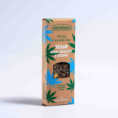Hemplanet - Vegan Dark chocolate & coconut