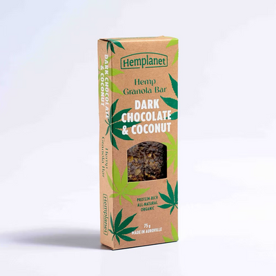 Hemplanet - Granola Bar Dark Chocolate & Coconut