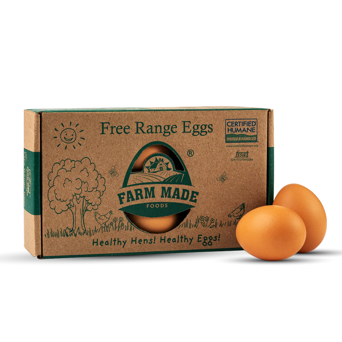 Farm Made - Free Range Eggs 12Pcs