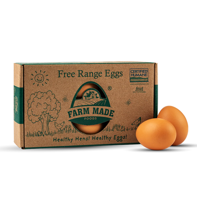 Farm Made - Free Range Eggs 12Pcs