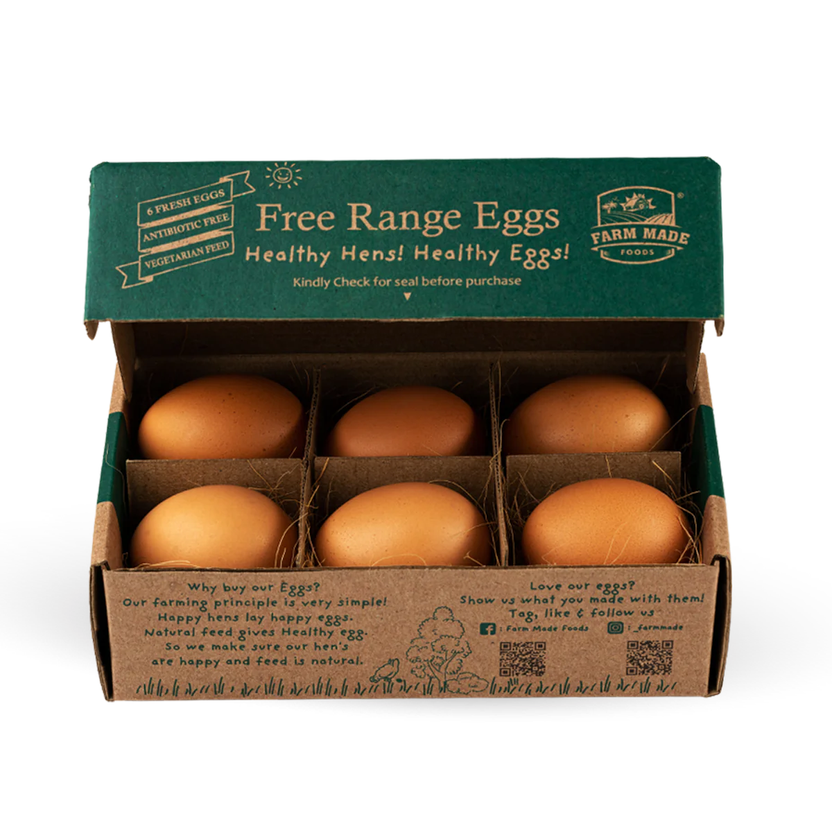 Farm Made - Free Range 6 Pcs