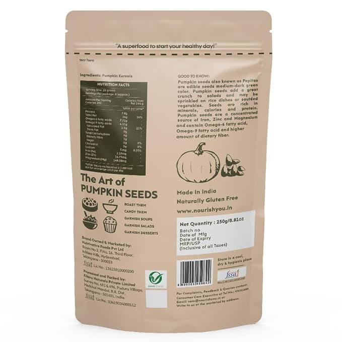 Nourish You - Pumpkin Seed 250gm