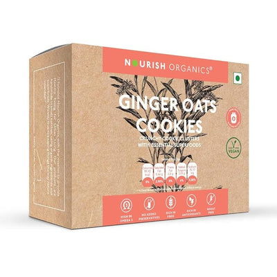 Nourish Organics - Ginger Oats Cookies