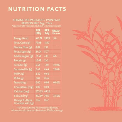 Nourish Organics - Ginger Oats Cookies