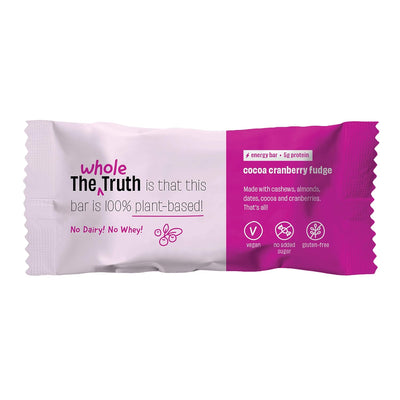 The Whole Truth Cocoa Cranberry Fudge
