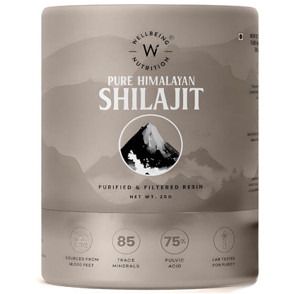 Wellbeing Nutrition Shilajit Silver 10g
