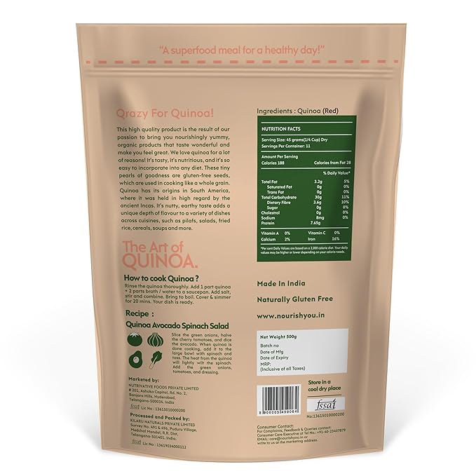 Nourish You - Red Quinoa 500g