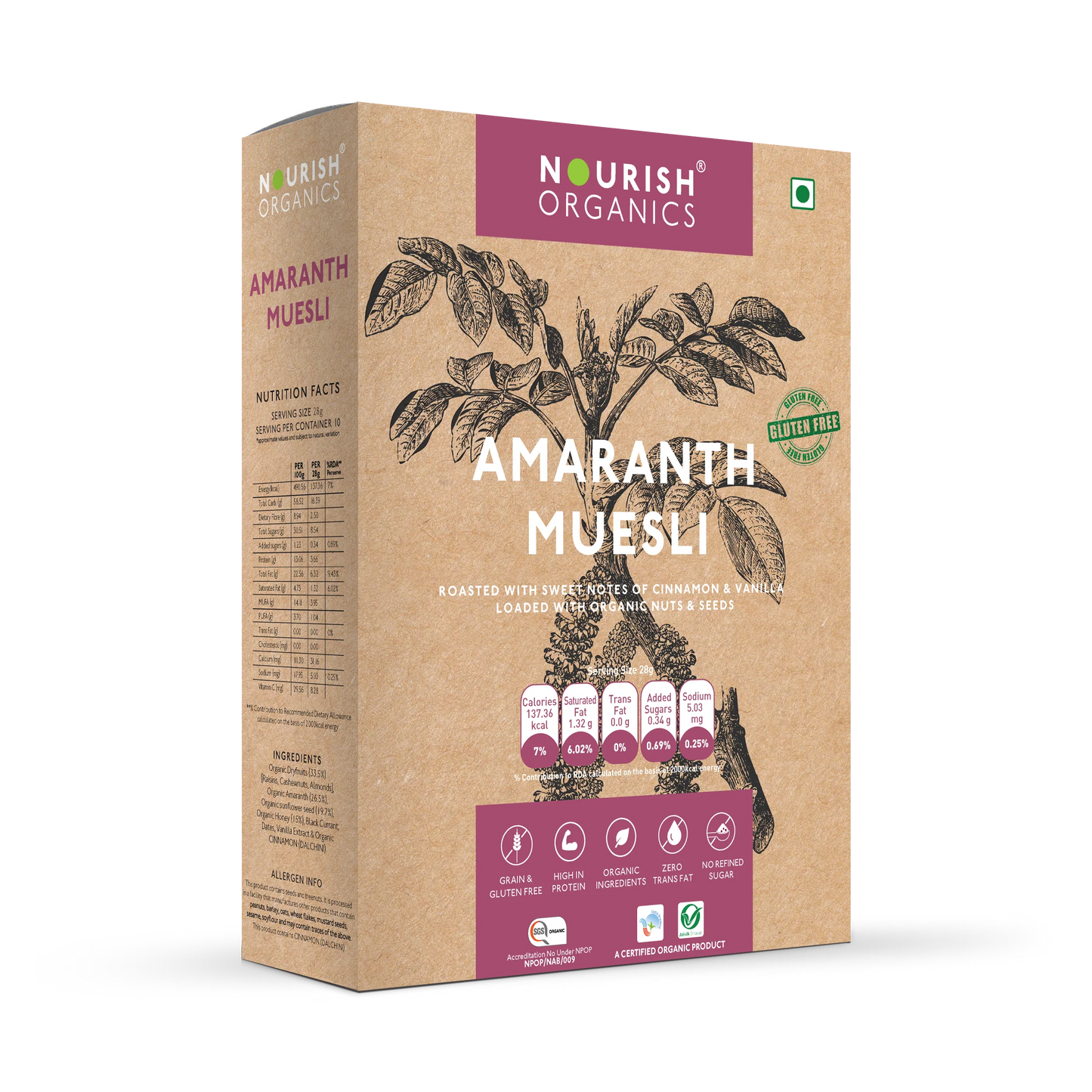 Nourish Organics - Amaranth Muesli