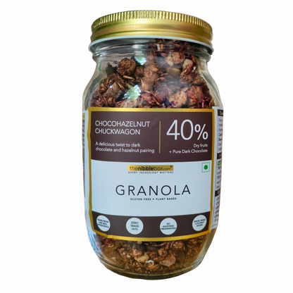 The Nibble Box Chocohazelnut Chukwagon Granola