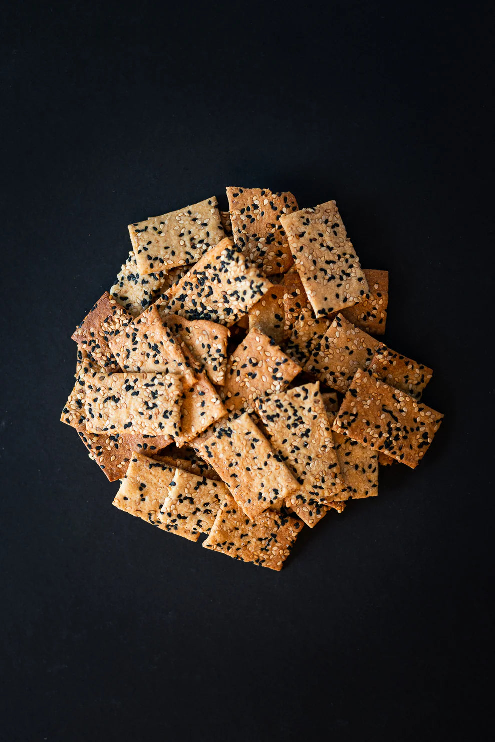 Earthy Grain - Sesame Sourdough Crackers