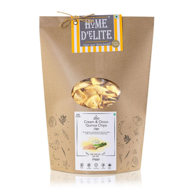 Home D'Lite - Cream & Onion Quinoa Chips