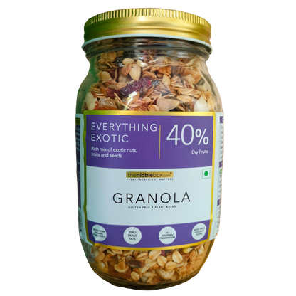 The Nibble Box Everything Exotic Granola