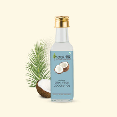 Praakritik Extra Virgin C/P Organic Coconut Oil 100ml