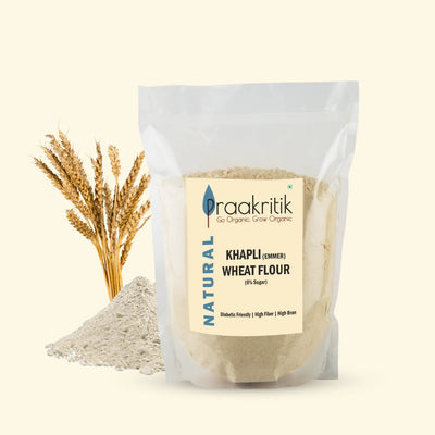 Praakritik Khapli Wheat Flour 1kg