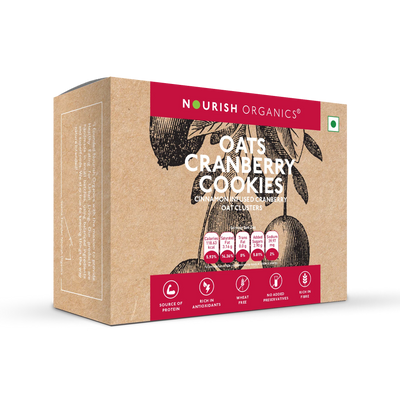 Nourish Organics - Oats Cranberry Cookies
