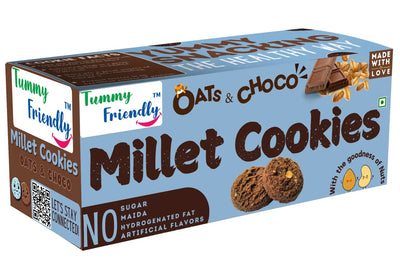 Tummy Friendly Oats & Choco Cookies