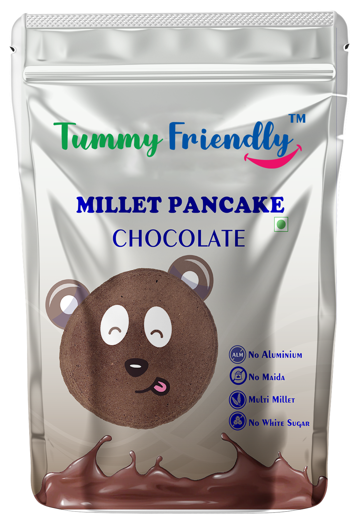 Tummy Friendly Chocolate Millet Pancake