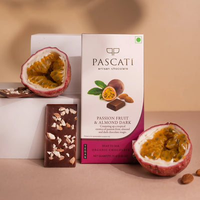 Pascati Passion Fruit & Almond Dark