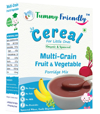 Tummy Friendly Multi Grain Fruit & Vegetable Porridge