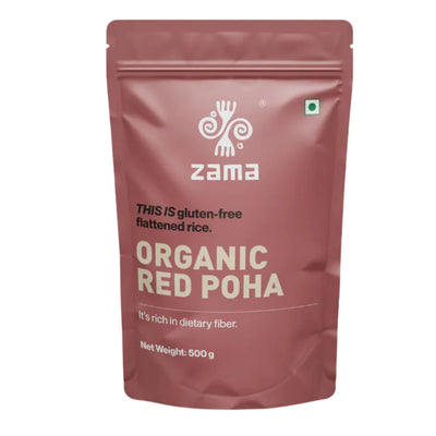 Zama Organic Red Poha 500g