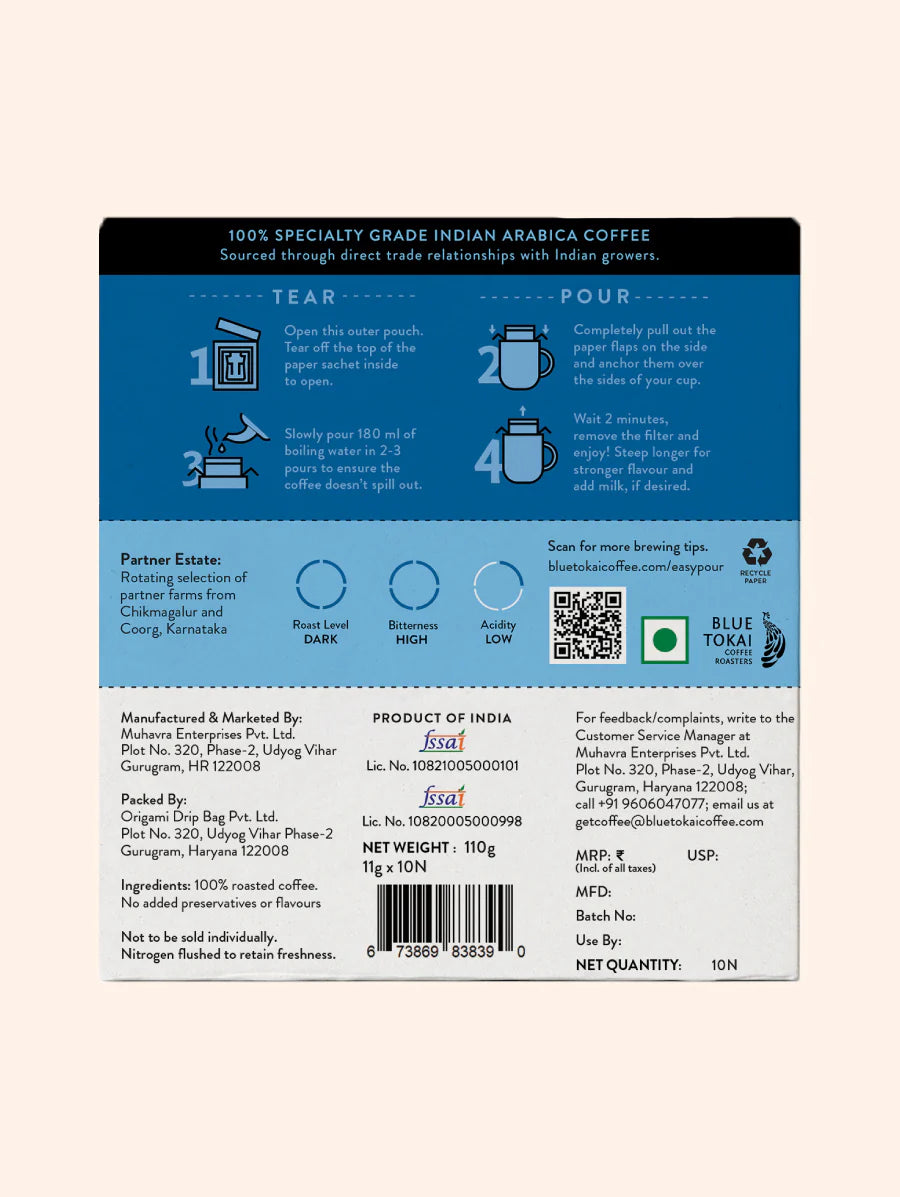 Blue Tokai - Vienna Roast Pack 10