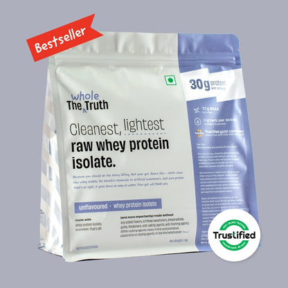 The Whole Truth Raw Whey Protein Isolate 1kg