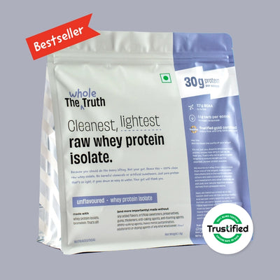 The Whole Truth Raw Whey Protein Isolate 1kg