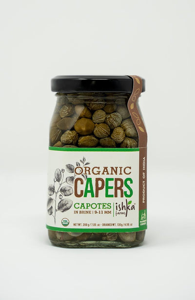 Ishka Farm - Organic Caper Capotes 9-11mm