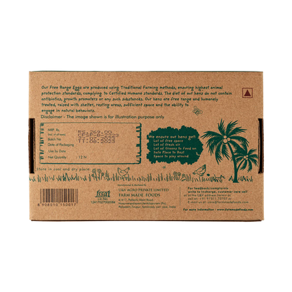 Farm Made - Free Range Eggs 12Pcs