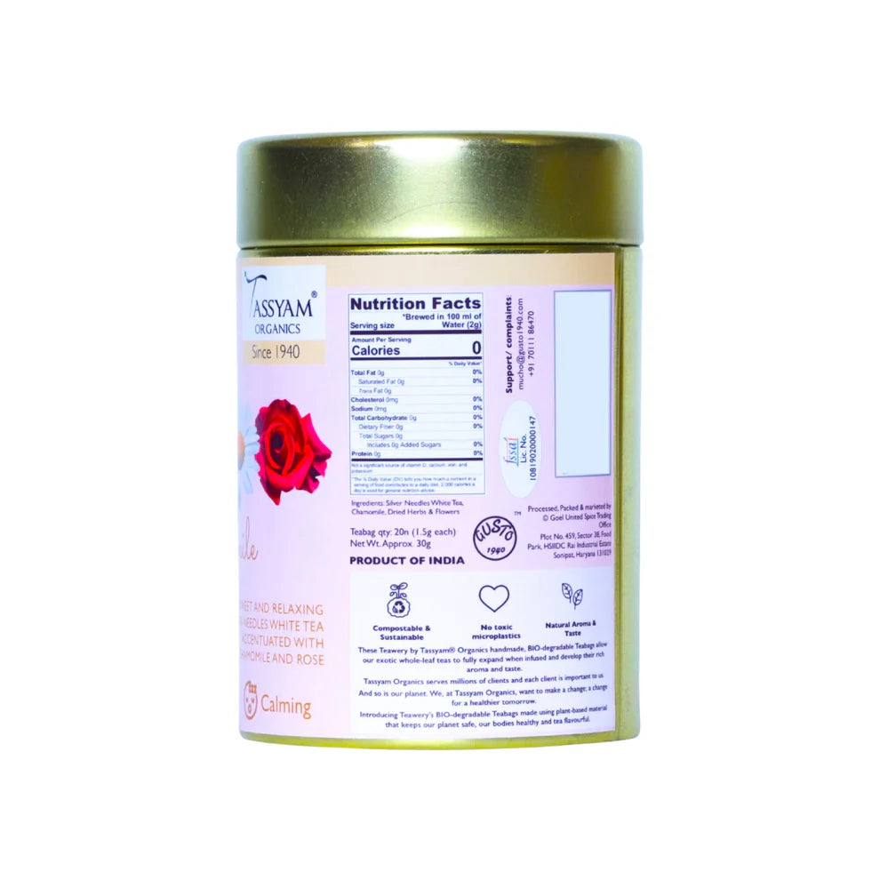 Tassyam Organic- Shanti Chamomile Teabag