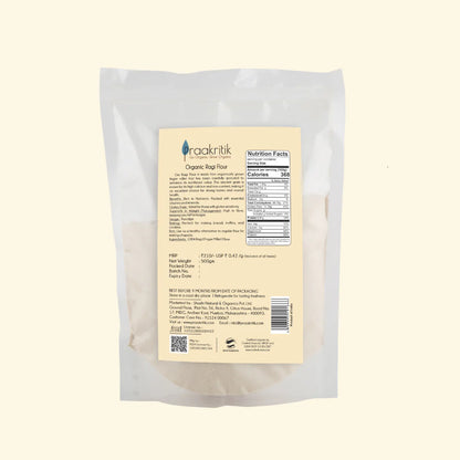Praakritik Sprouted Ragi Flour 500g