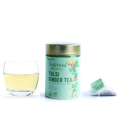 Tassyam Organic- Tulsi Ginger Teabag