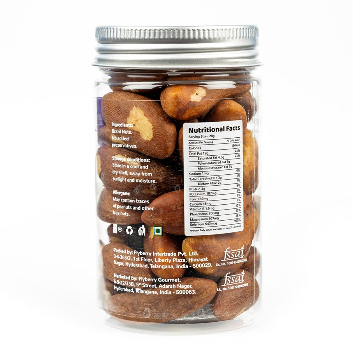 Flyberry - Brazil Nuts 100g