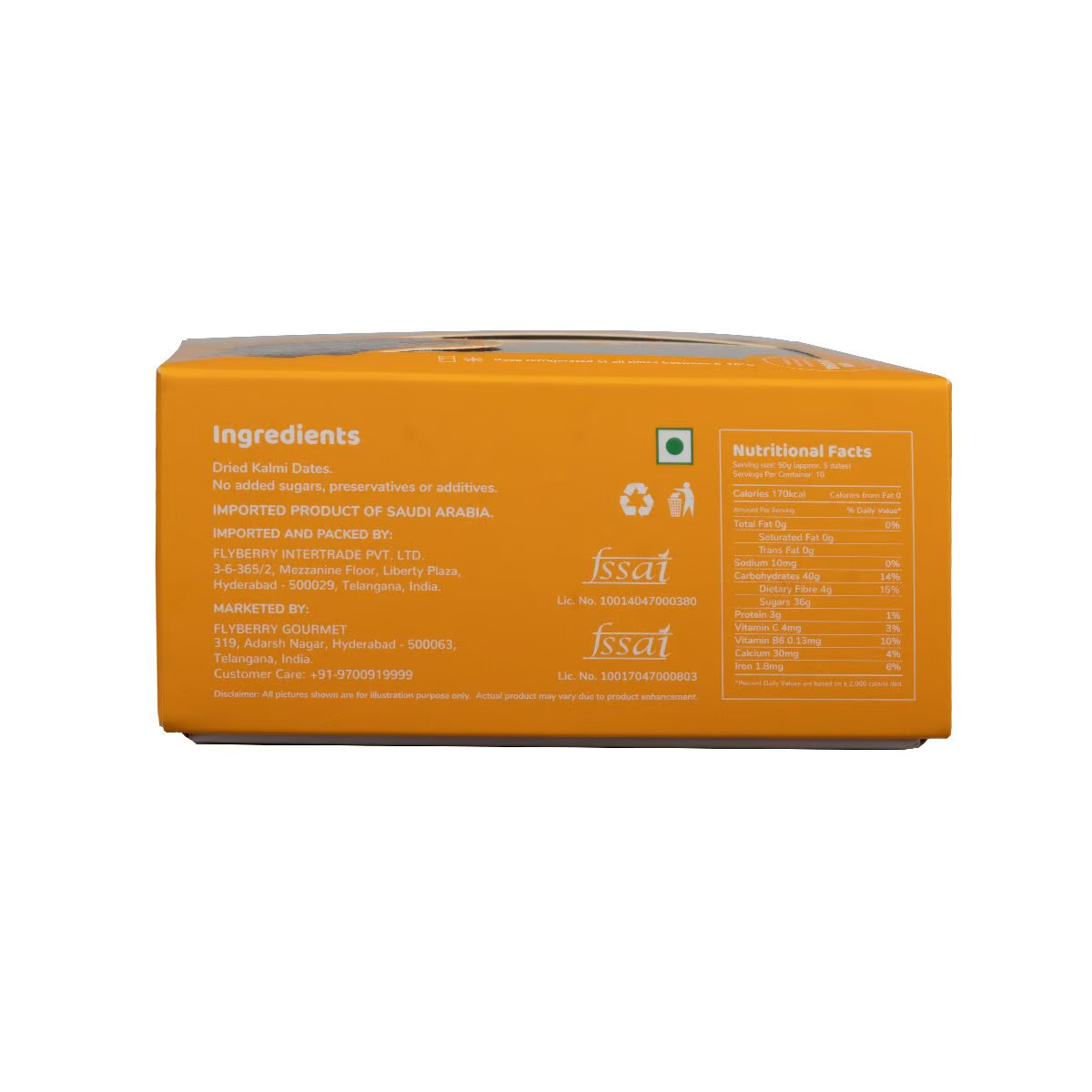 Flyberry - Kalmi Dates 400g