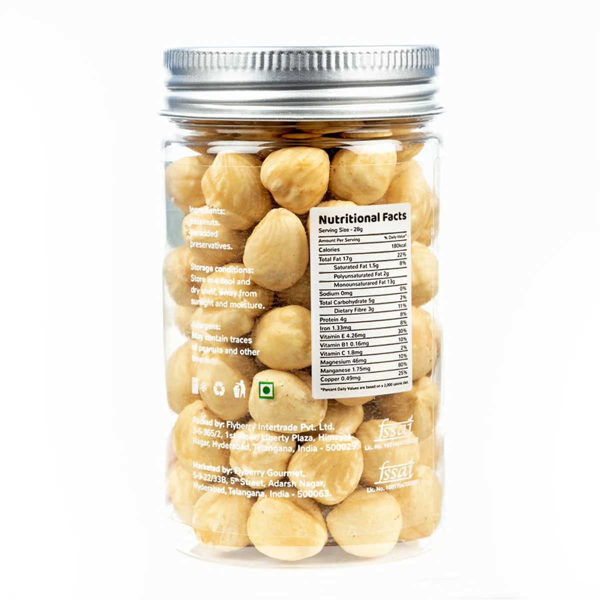 Flyberry - Hazel Nuts 100g